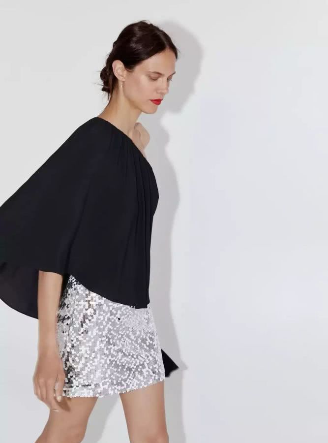 zara值得入手的连衣裙,zara新出的牛仔开叉连衣裙