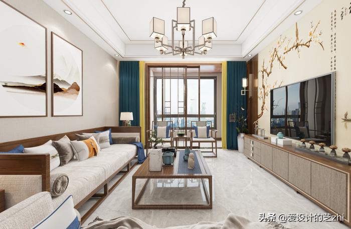 中式诗意栖居设计,中航城600平米院子