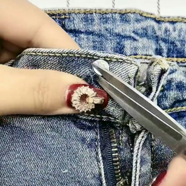 牛仔裤扣子坏了怎么办替换,牛仔裤的扣子烂了别着急扔