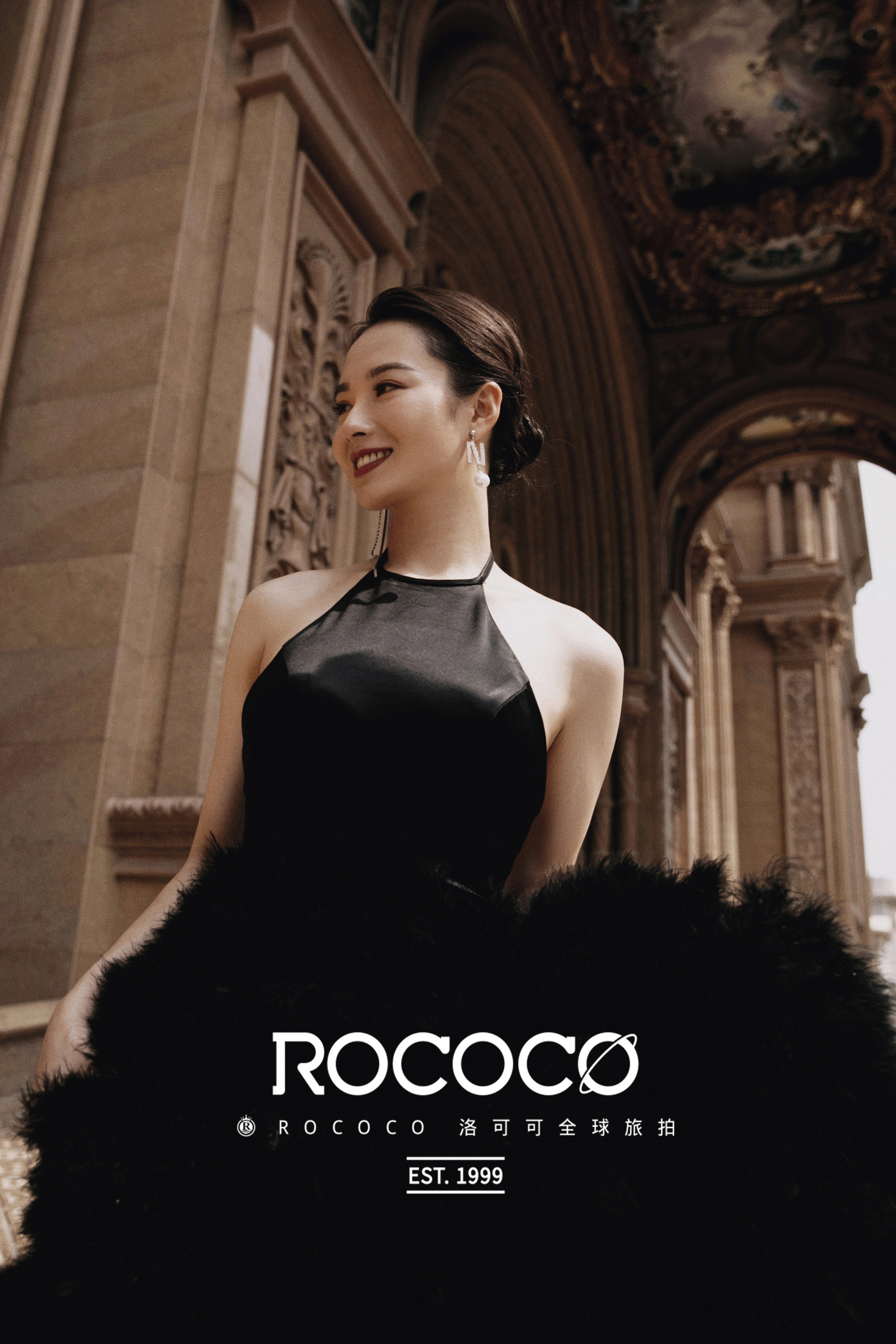 黑纱婚纱照高级感外景调色教程,高级感满满的森系黑纱婚纱照