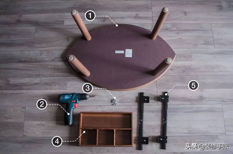 茶几抽屉收纳自制方法,茶几一个抽屉安装教程