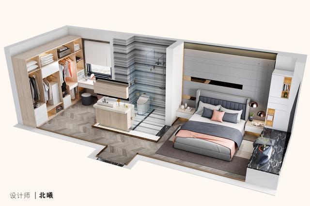 他把108㎡现代简约新房发到朋友圈，瞬间被赞爆了！