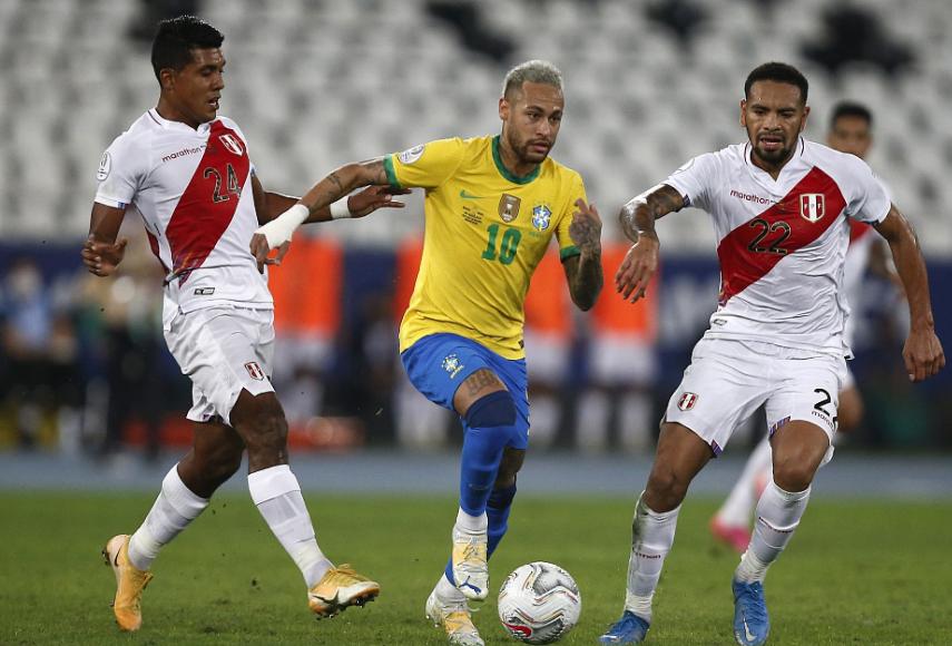 梅西对巴西队进球数据,巴西大胜秘鲁内马尔