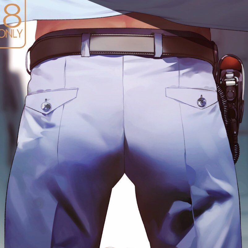 臀部素材画法,男性臀部画法教程