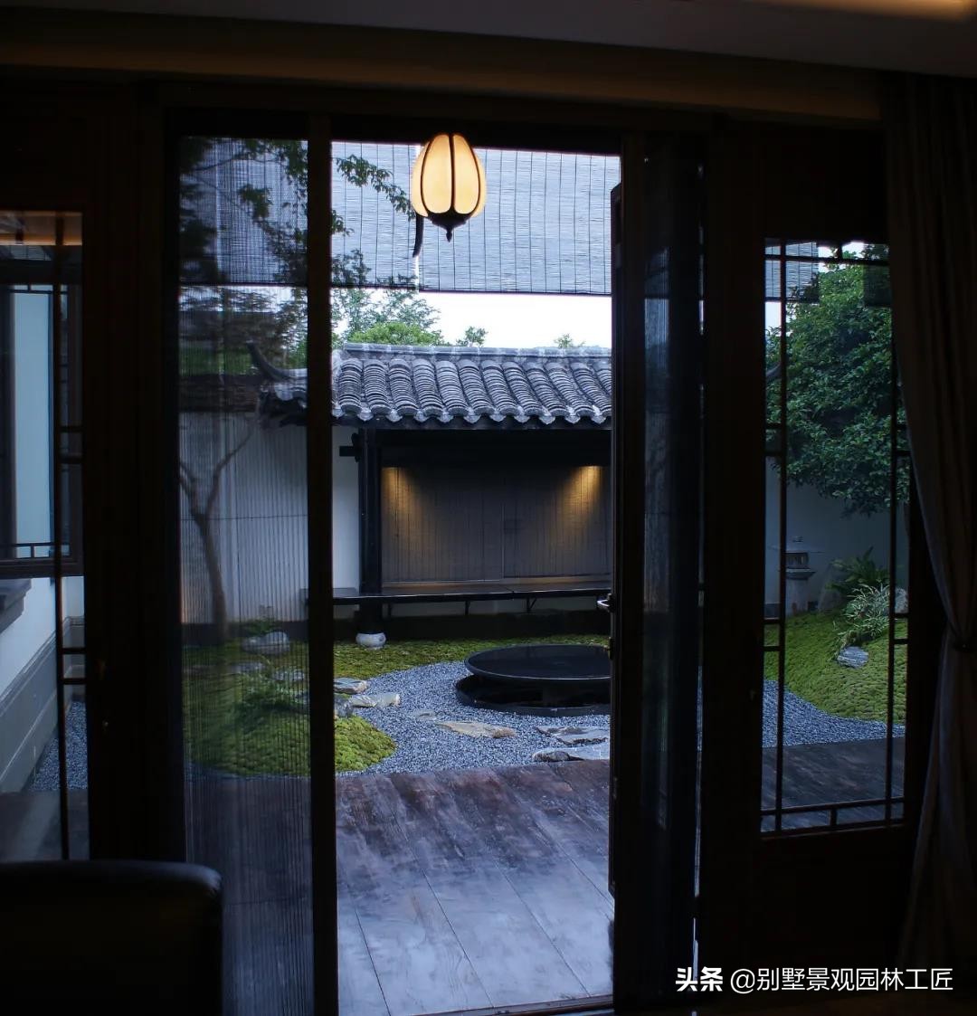 松江区禅意日式庭院设计,日式禅意园林小景观