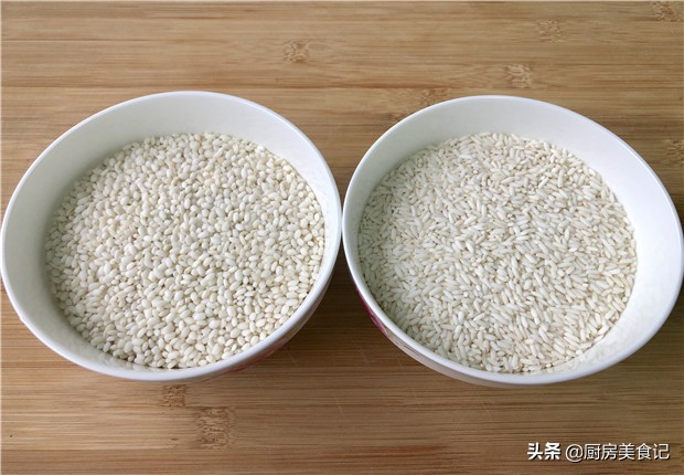 长糯米和圆糯米啥区别,长糯米和圆糯米哪个更糯