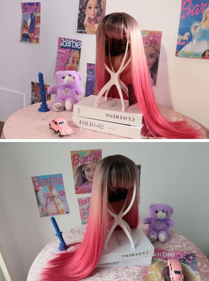 买100元之内的假发,几千元的假发实际效果