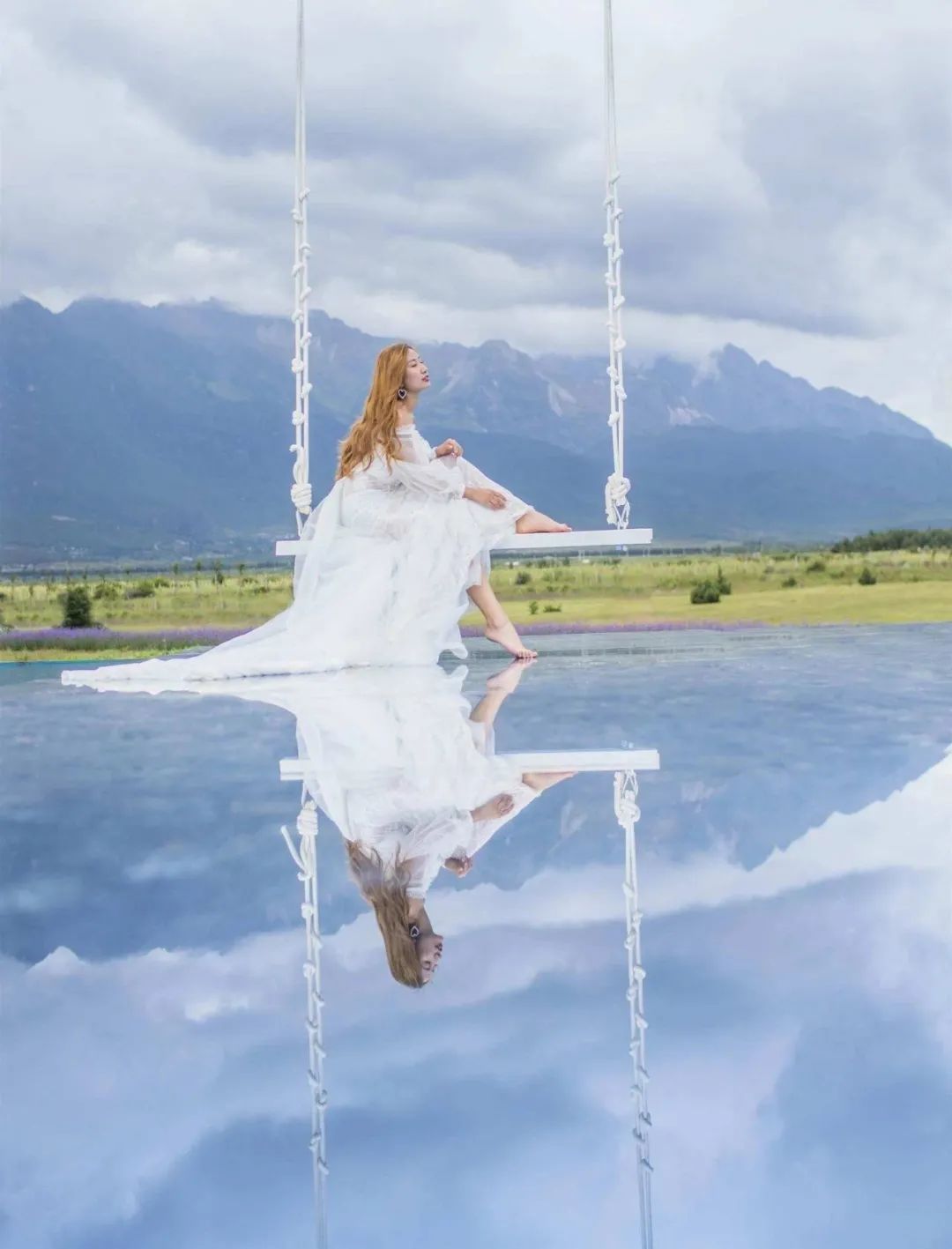 唯美景不可辜负诗词,荡秋千很美的风景