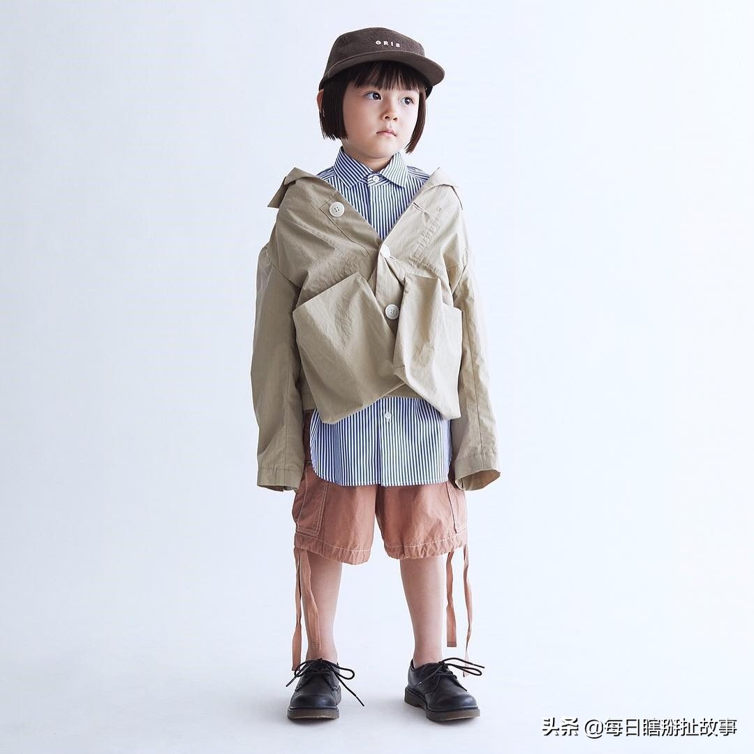 日系的童话少女，童装的盐系，大地色系的时尚打开方式