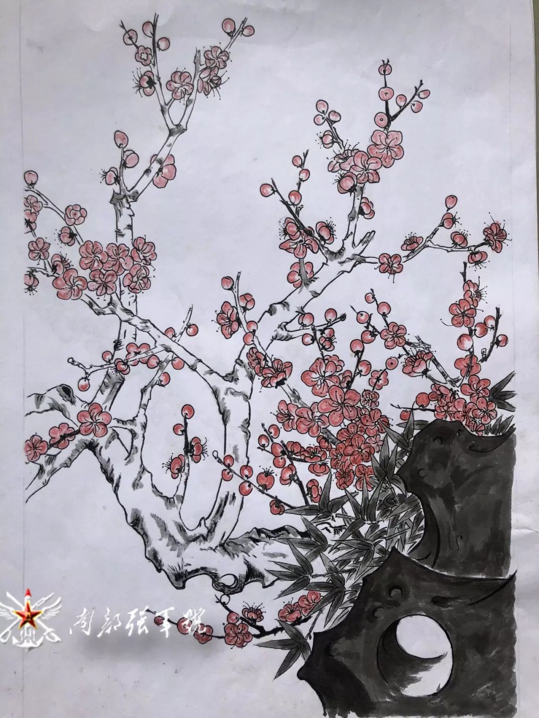 好有文艺范！看阵地班长手绘戍边文化