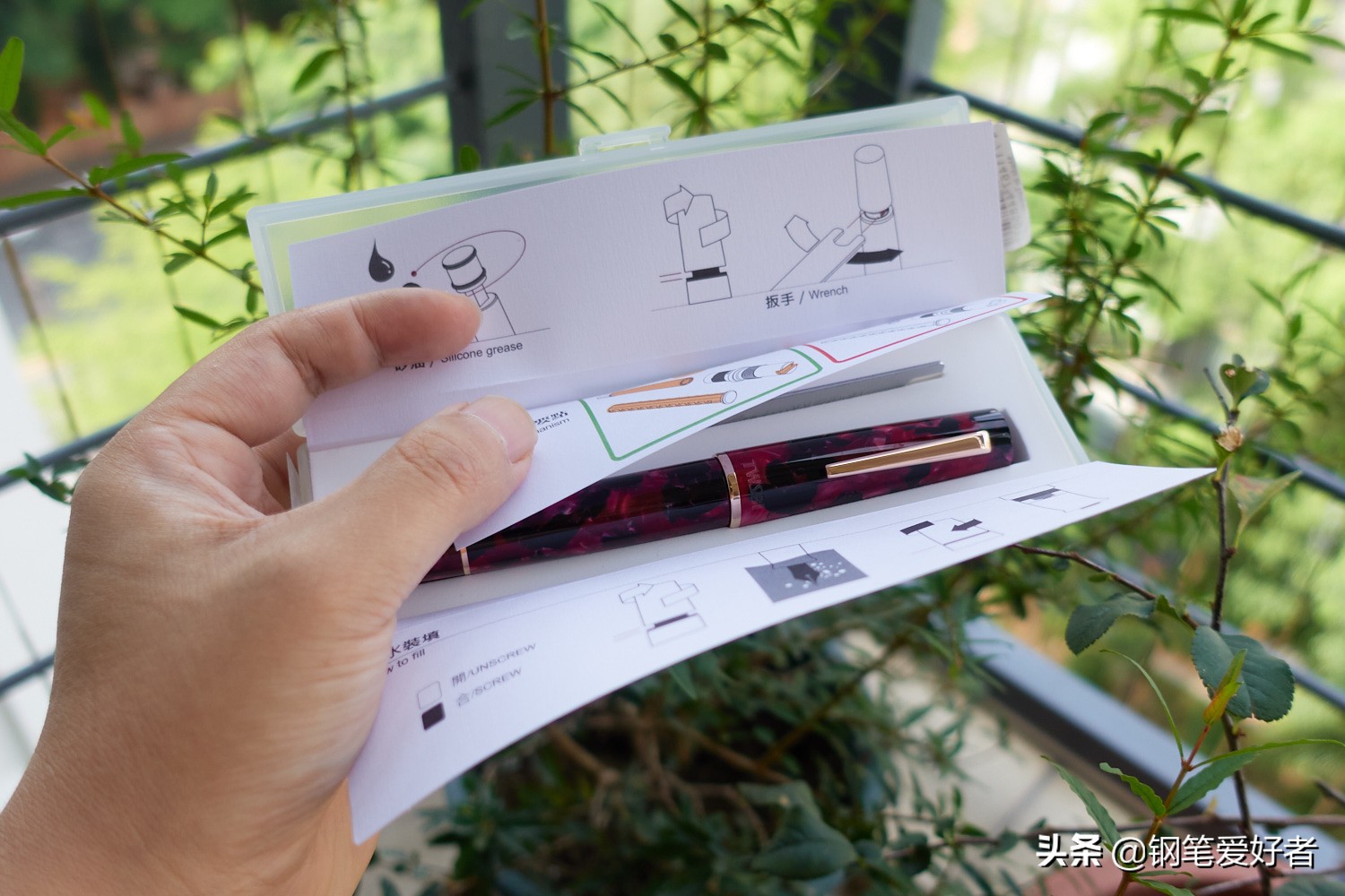 好看真的好看,三文堂钢笔580grii玫瑰金