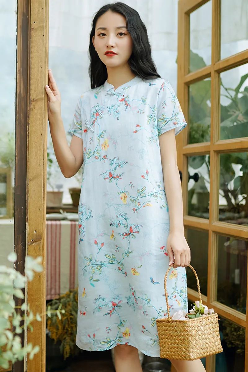 穿苎麻大气从容之美,穿一袭香云纱尽显古典韵美