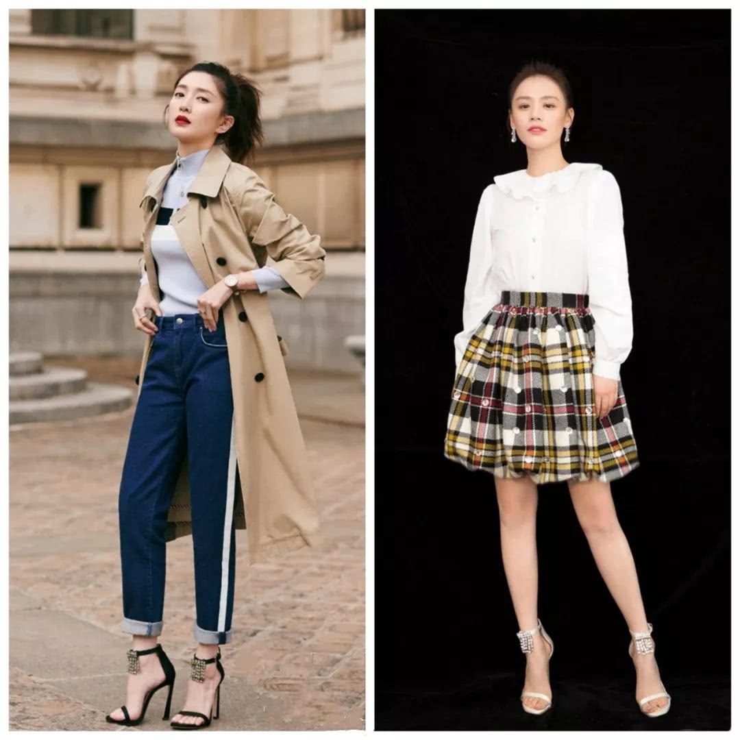 杨幂和肯豆现在的照片,杨幂与肯豆穿的高跟鞋