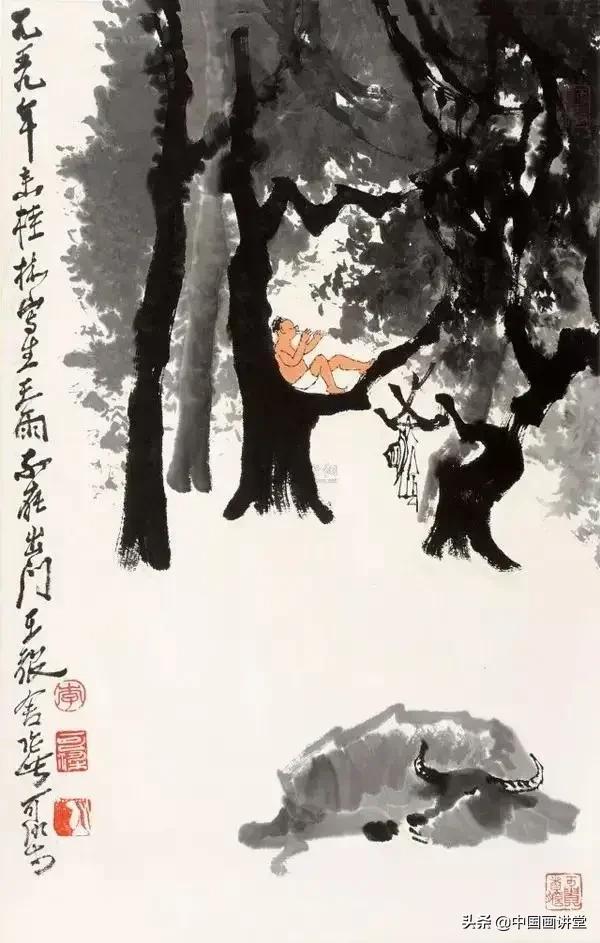 李可染大师解读山水画的技巧,山水画意境李可染讲解视频