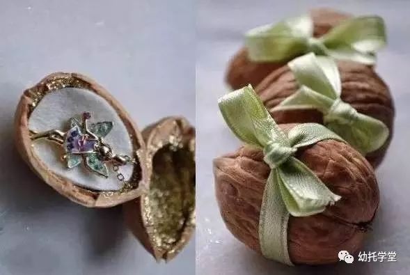 废物利用亲子手工制作坚果,创意坚果手工制作大全图片