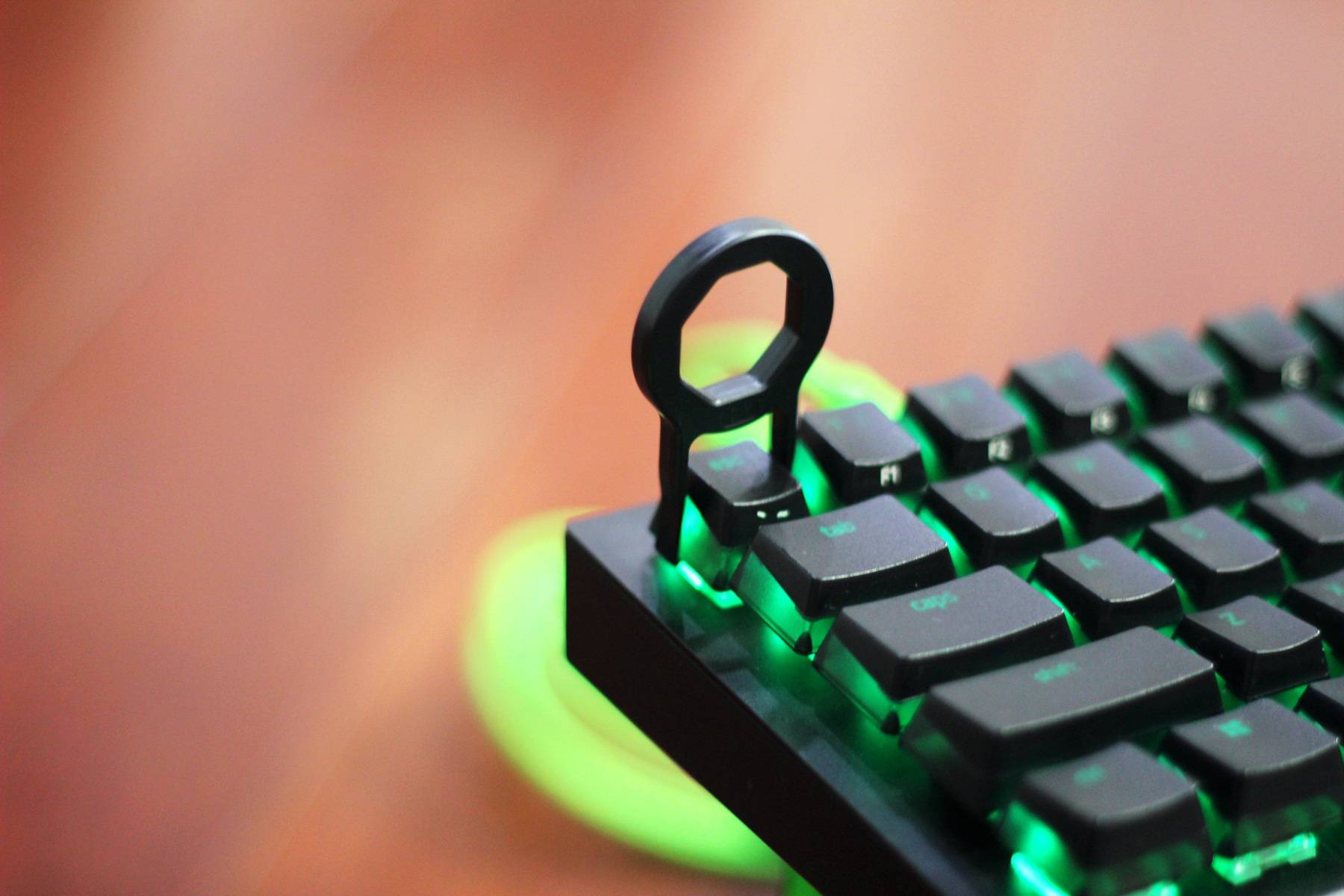 雷蛇键盘高级效果分享,雷蛇单手键盘改造