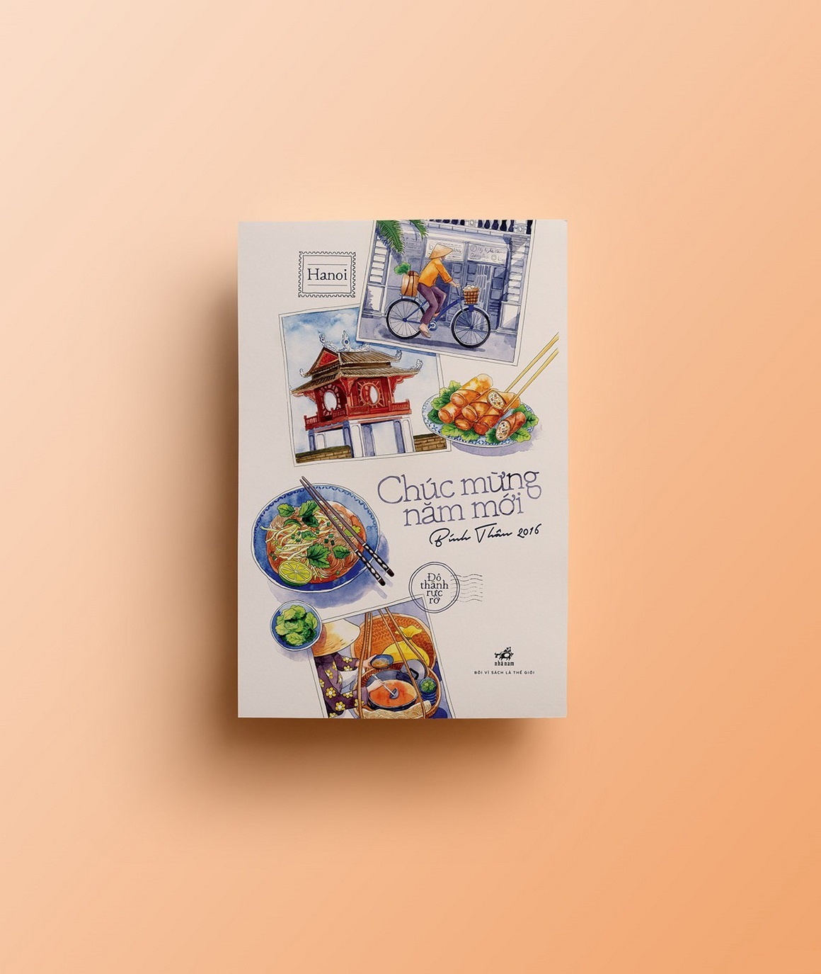 越南插画师带来河内七大美食：越南粉、烤肉米线，有些还源于中国