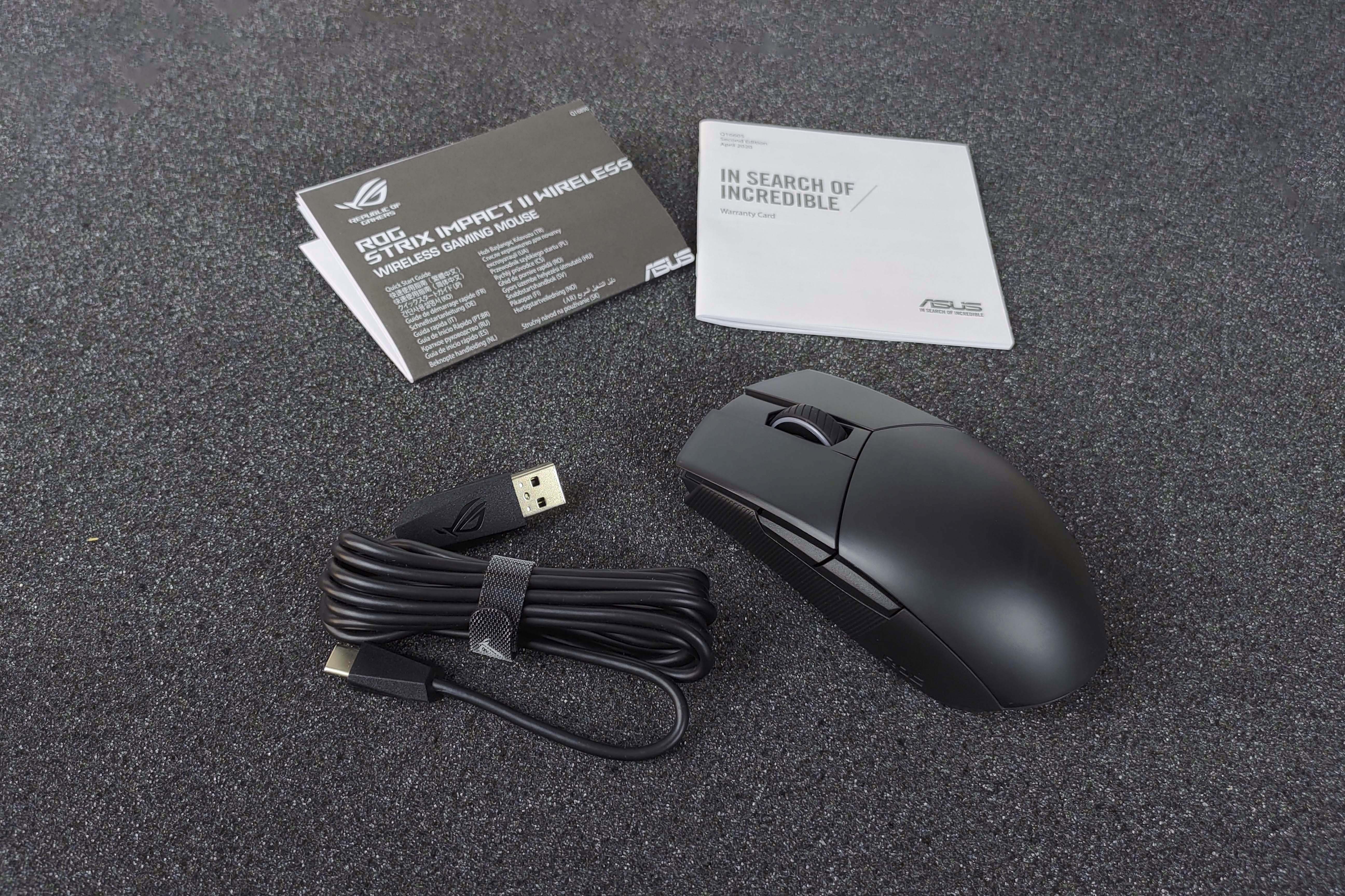 rog影刃2无线版鼠标拆解评测,rog月曜白影刃2鼠标测评