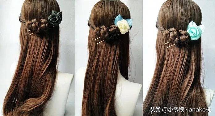 蝴蝶结丝带花制作图解,怎么做丝带花结最简单又漂亮