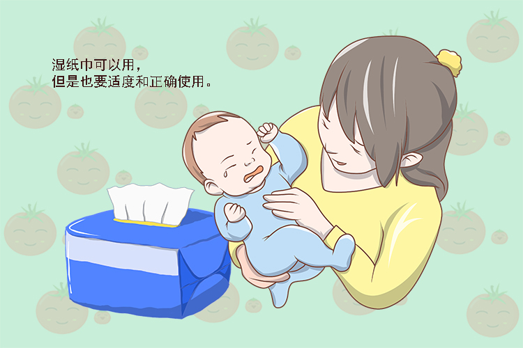 湿纸巾可以给宝宝擦屁股,给宝宝擦屁股长期用湿纸巾