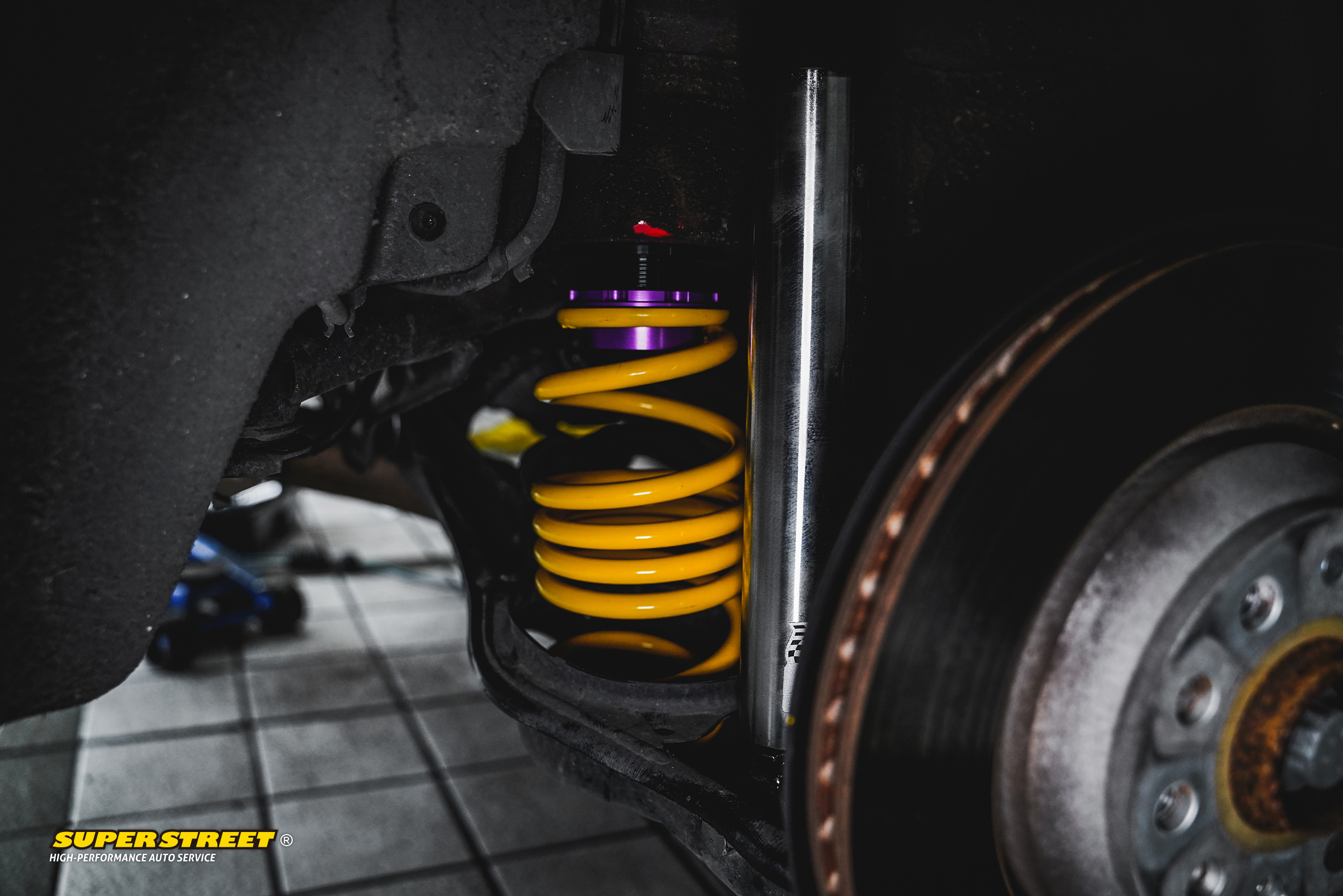 奥迪s3绞牙避震效果图,奥迪s3改装大涡轮