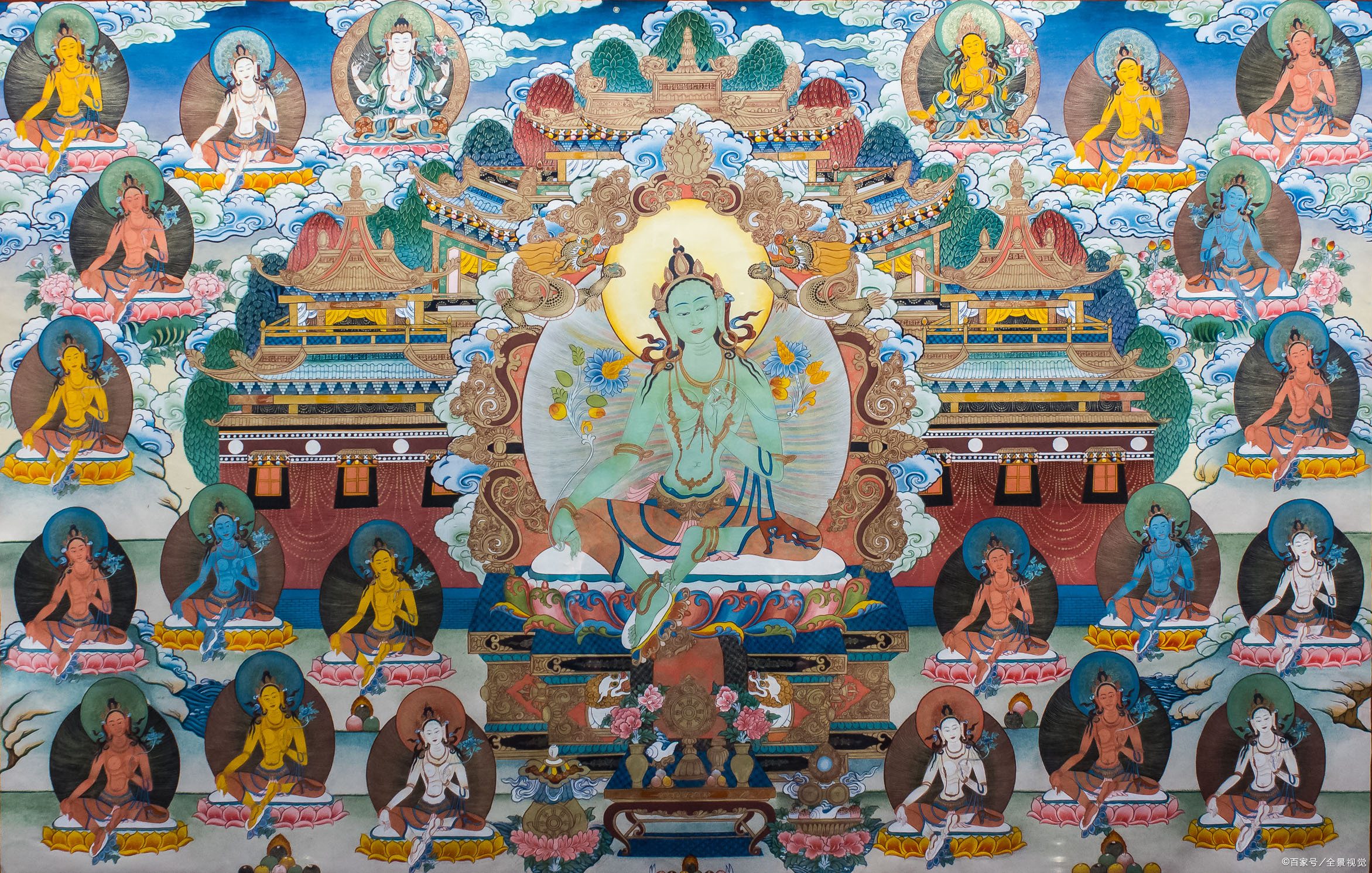 西藏旅游唐卡价格多少合适,西藏之旅小唐卡