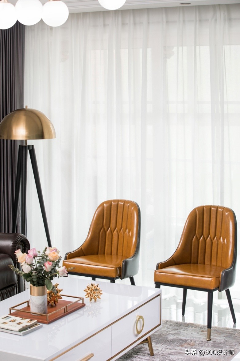 王城炫作品：125m²三室一厅，美式轻奢风，实用与颜值并存的空间