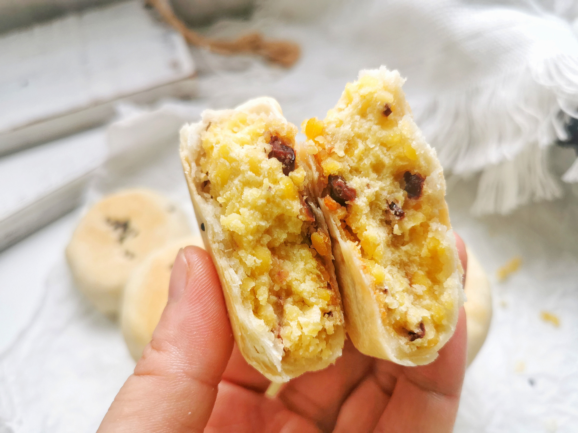 绿豆饼自制无油无糖,酥脆掉渣的绿豆饼做法