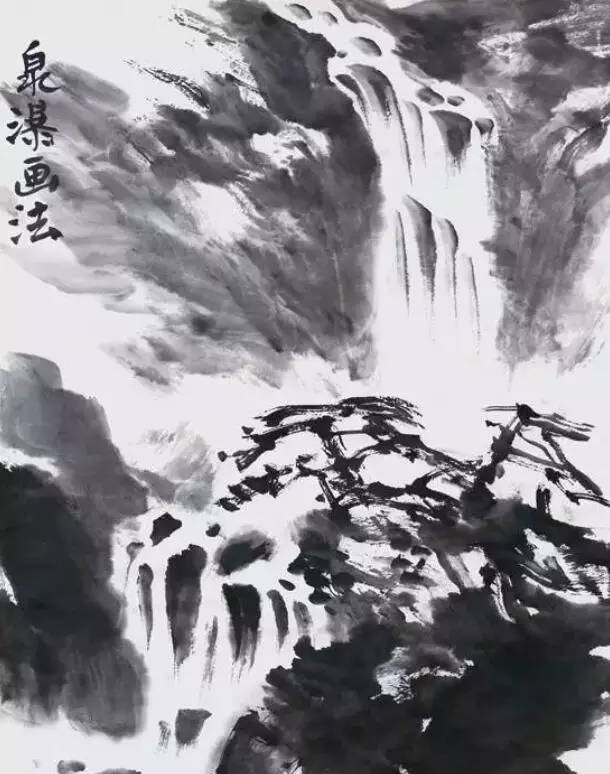 近现代名家画水,历代名家绘画水墨写生图