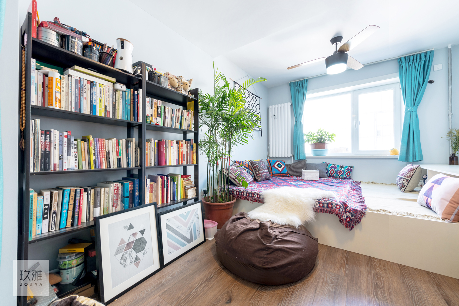 石家庄现代简约设计案例,春意盎然装修风格