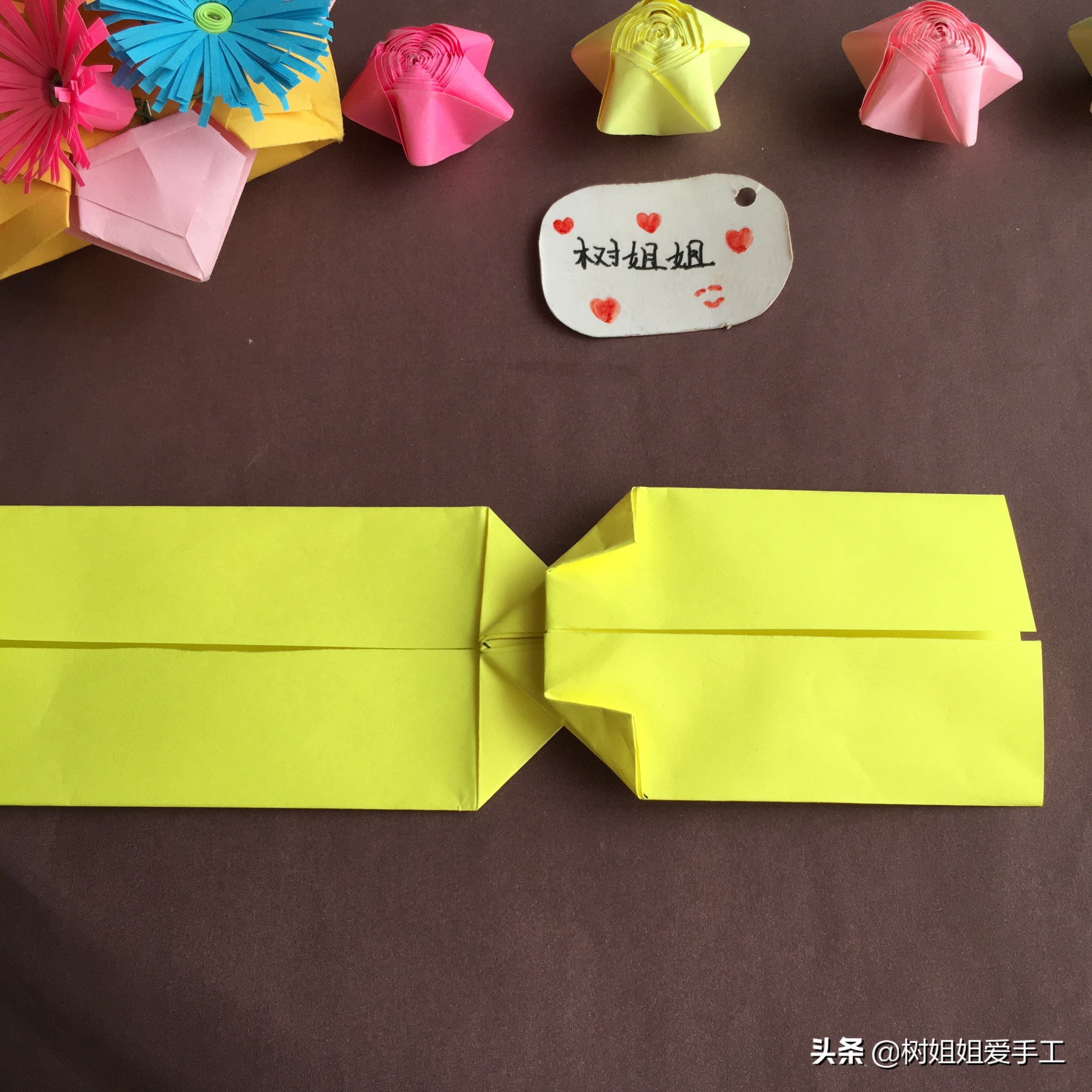 折纸蝴蝶戒指可调节教程,折纸蝴蝶结手链戒指发卡