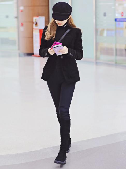 林娜琏短发回归造型,林娜琏最新造型黄色裙子