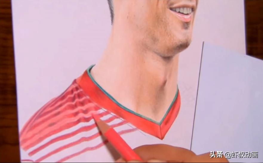 C罗铅笔画教程视频,c罗的素描画教程高级帅气