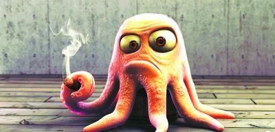 5-9岁儿童创意绘画：章鱼