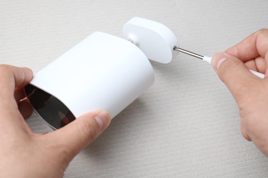 小米室外摄像机电池如何更换,小米室外摄像机电池安装教程