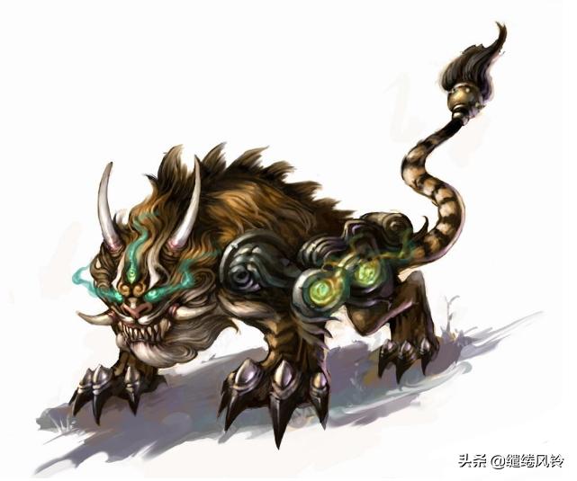 全部山海经神兽彩图,山海经76种神兽图片及名字