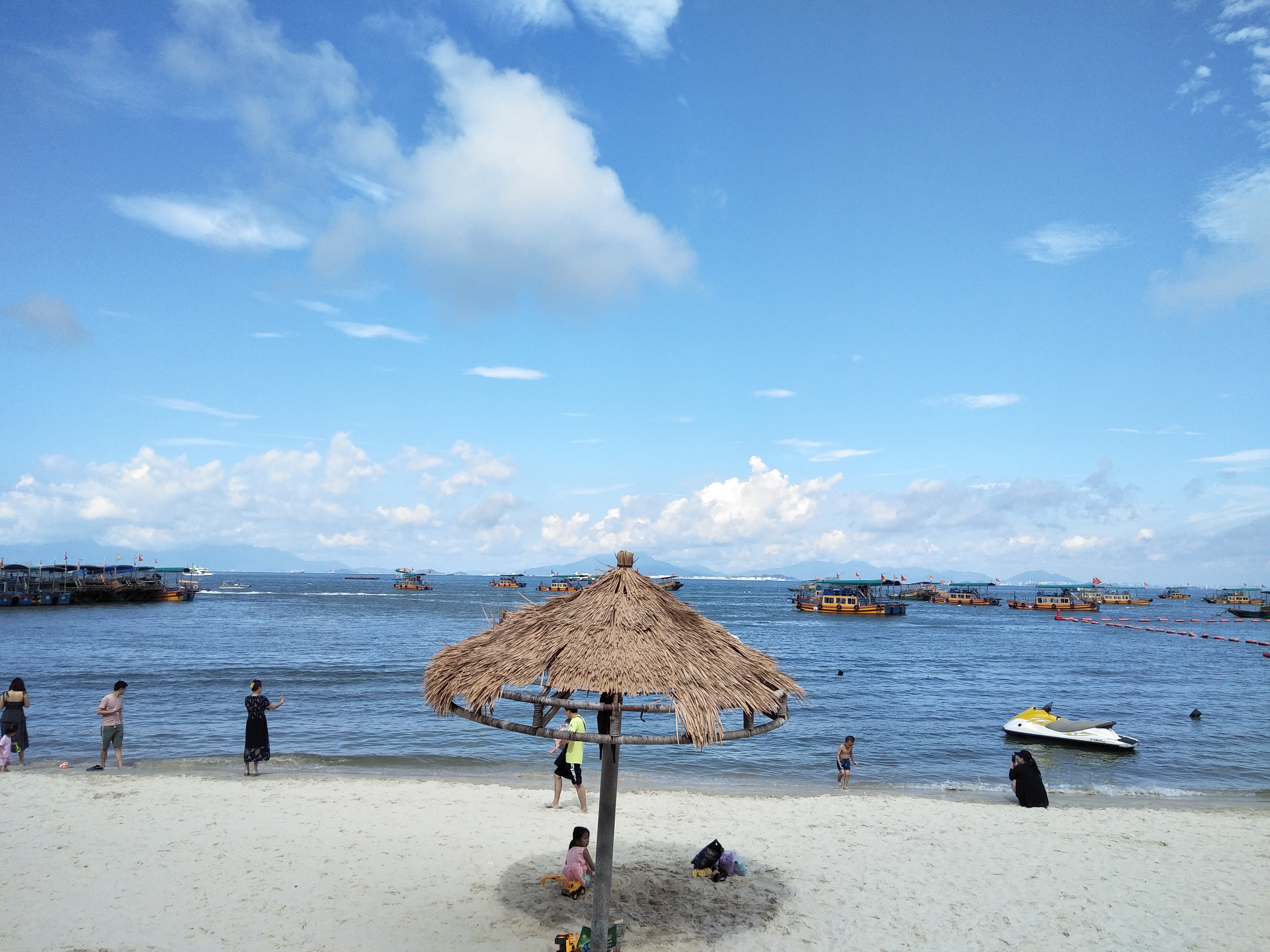 惠州沙滩度假,无边海景泳池