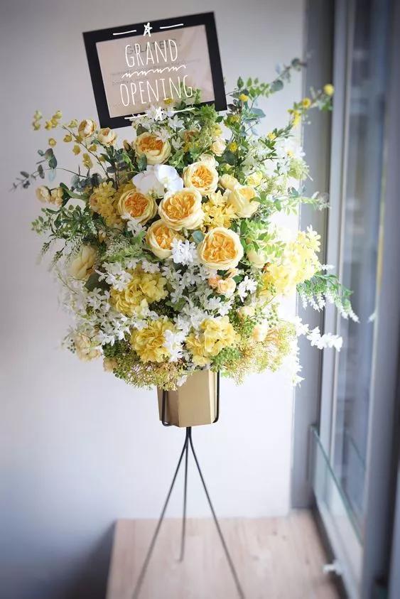 开业花篮数量和寓意,开业花篮是对开业最起码的尊重