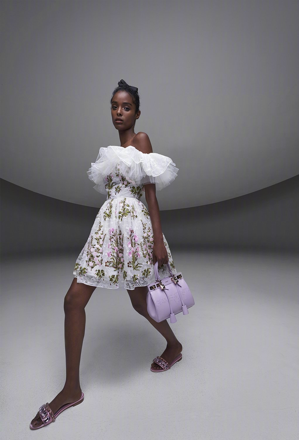 碎花雪纺连衣裙秋冬气质搭配,雪纺连衣裙子夏季穿搭