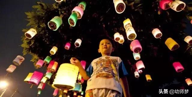 原木风幼儿园环创手工教程,幼儿园中秋节环创主题墙简单好看