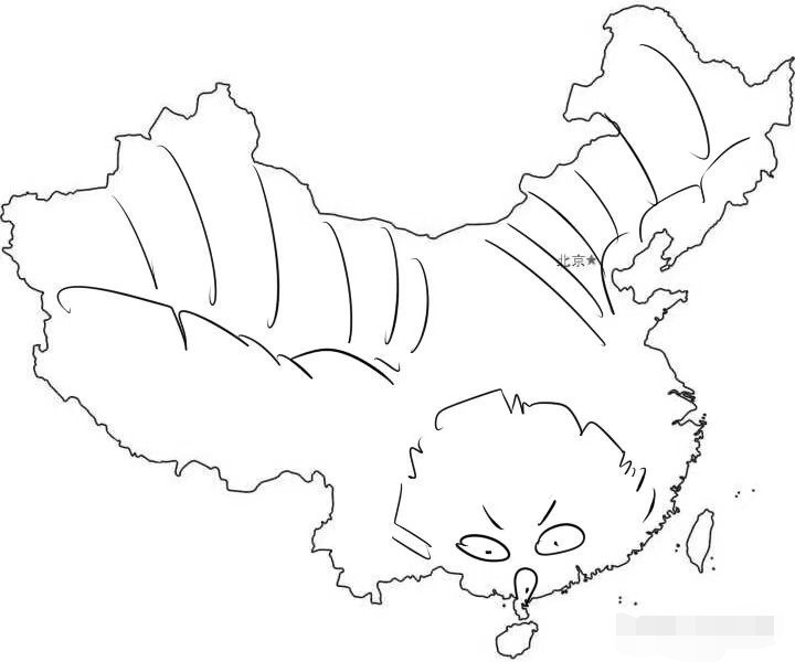 祖国地图像雄鸡,地图上祖国的形状像什么