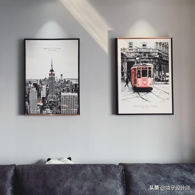 怎么选客厅卧室装饰画,设计师简约客厅装饰画