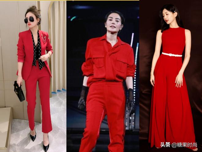 红色衣服女人的气质,高贵有气场女人味十足的红色衣服