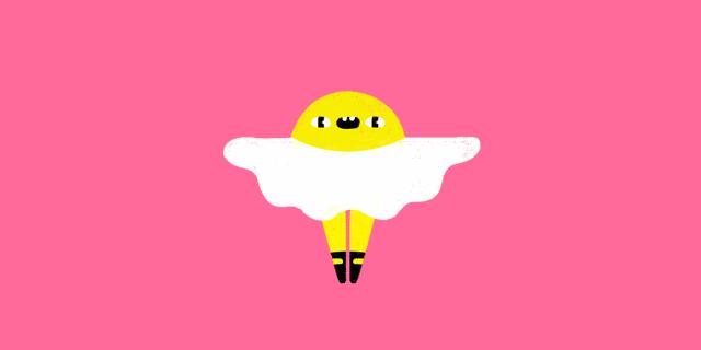 夸张诡异风插画人物,插画古朴小人