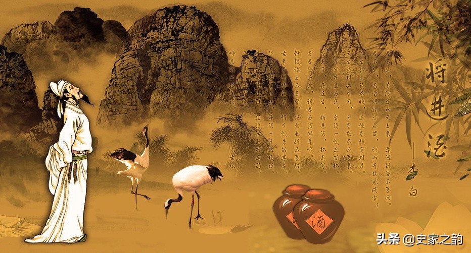 李白将进酒千古奇文,李白在将进酒内有一句千古名句