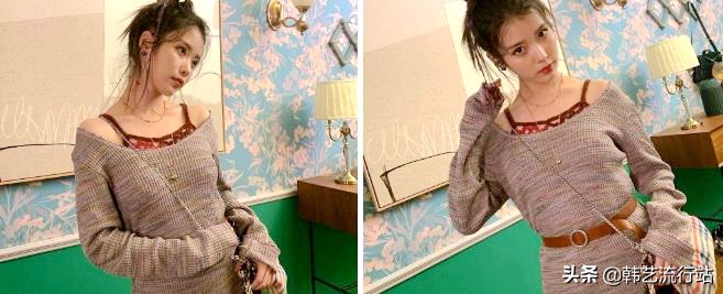 先睹为快:2021春季韩版针织衫新款在明星和模特中流行出现