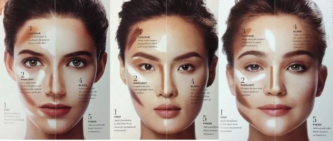 新手修容瘦脸最简单的方法,手把手教你面部修容