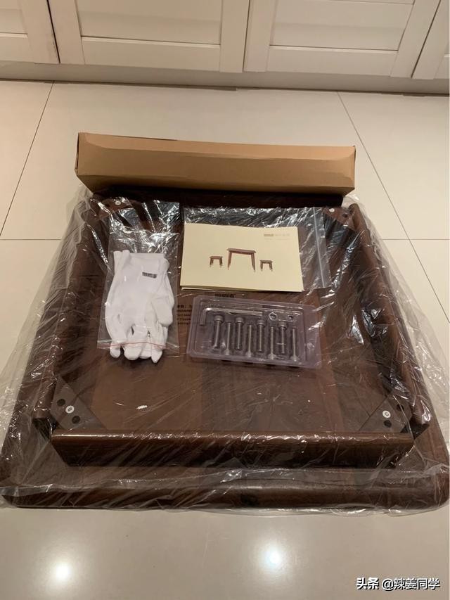 黑胡桃实木方桌80x80,铜师傅大板桌