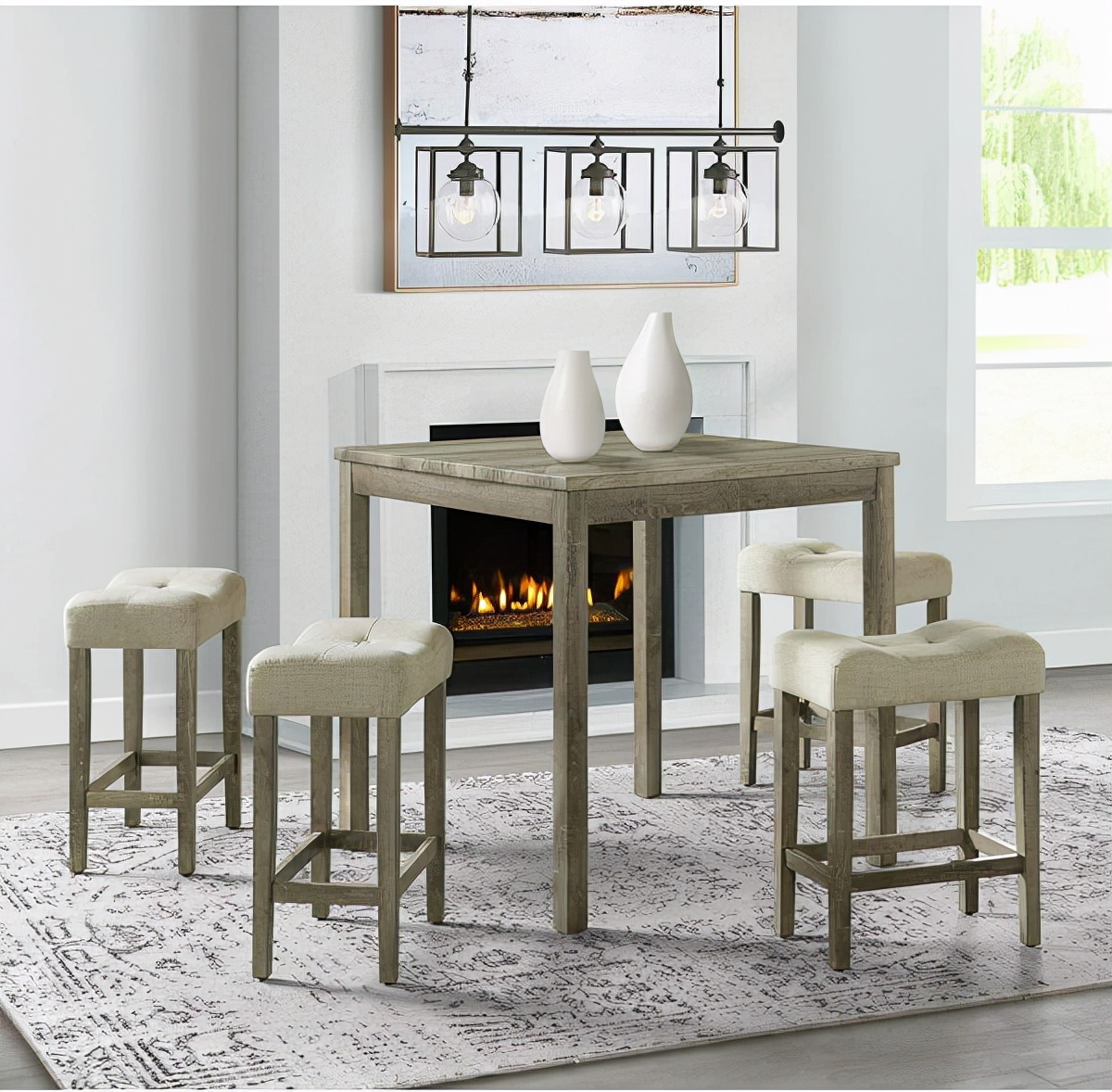 手工打造岩板餐桌,农村自己动手做餐桌