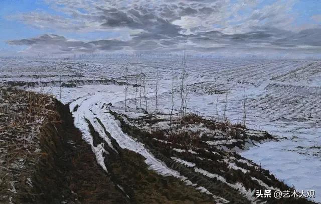 张冬峰油画风景作品欣赏,油画大师张晓刚